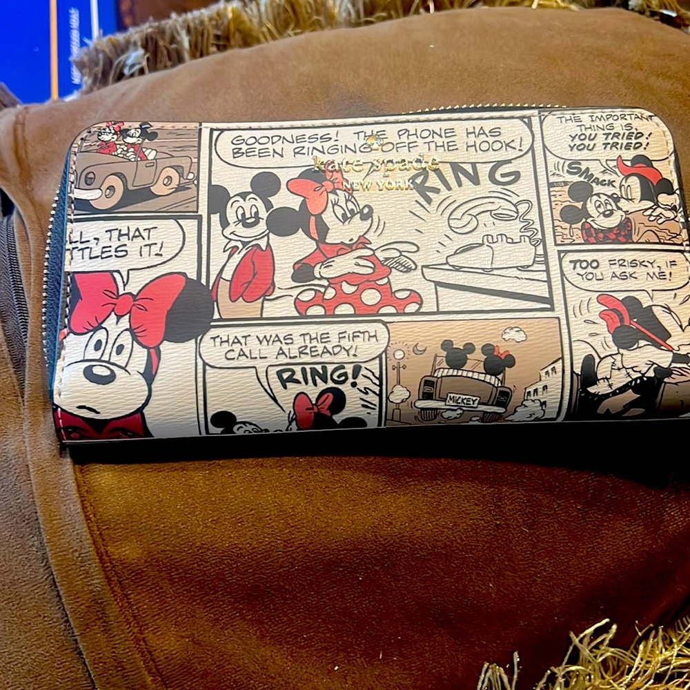 Kate Spade, New York, Minnie, and Mickey wallet, new with tags see pics